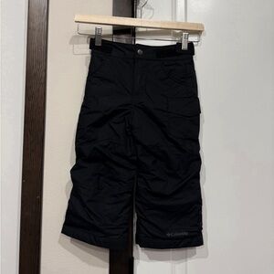Columbia Kids Black Cargo snowPants